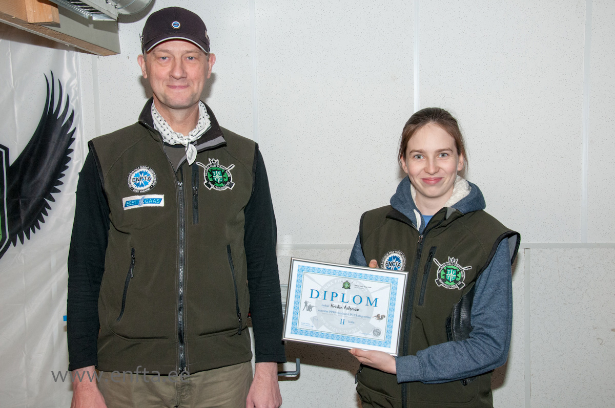 0206   category PCP III place   Kristin Antsmae 20 points out of 40